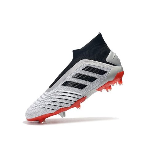 Adidas Predator 19+ FG Schoenen - Zilver Zwart Rood_8.jpg